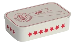 Voorraadbus HAY Dogs Treat Tin Small Red And White