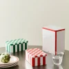 HAY Voorraadbus Tin Container Small Green And Off-White Hot