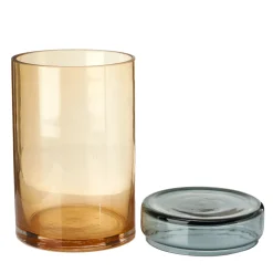 POLSPOTTEN Voorraadbus Caps & Jars Brown (Set van 3) New