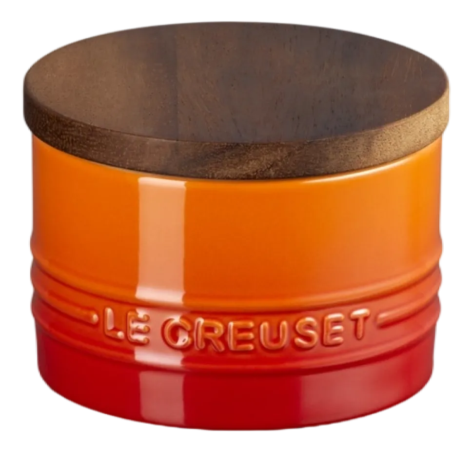 Voorraadpot Le Creuset Stoneware Signature Met Deksel Oranjerood 7,5 cm (200 ml)
