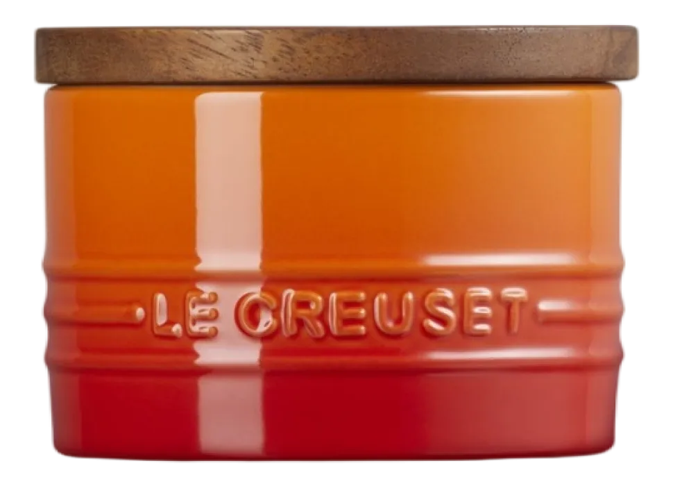 Voorraadpot Le Creuset Stoneware Signature Met Deksel Oranjerood 7,5 cm (200 ml)