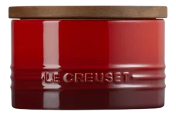 Voorraadpot Le Creuset Stoneware Signature Met Deksel Kersenrood 8,5 cm (470 ml)