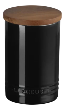Voorraadpot Le Creuset Stoneware Signature Met Deksel Ebbenzwart 16,4 cm (770 ml)