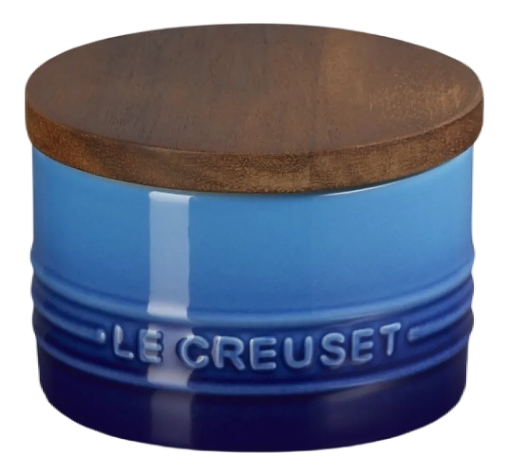 Le Creuset Voorraadpot Stoneware Signature Met Deksel Azure 7,5 cm (200 ml) Outlet