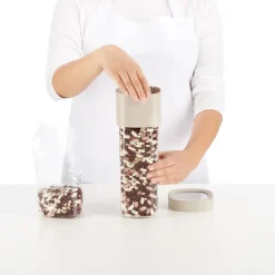 Voorraadpot Lékué Flip Storage Voorraadbussen set van 3 Beige