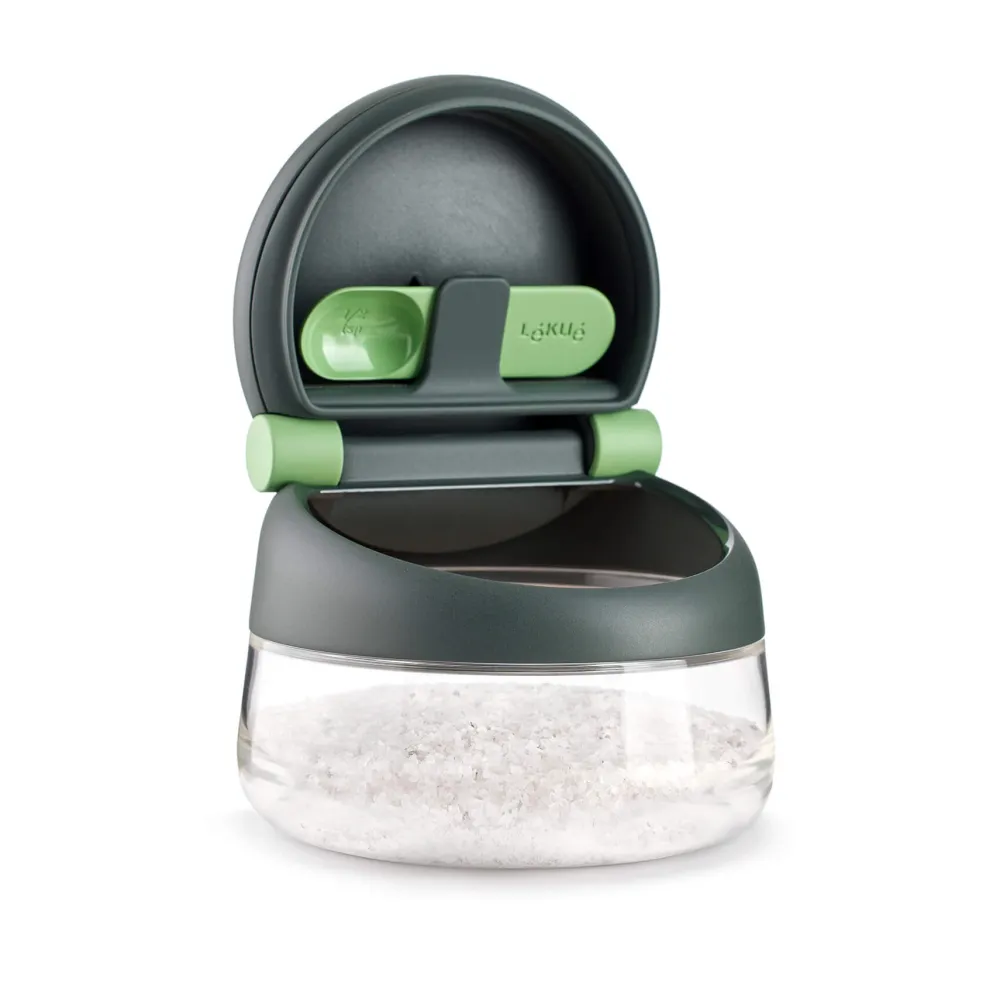 Lekue Voorraadpot Lékué Zoutpot met Deksel Grey New