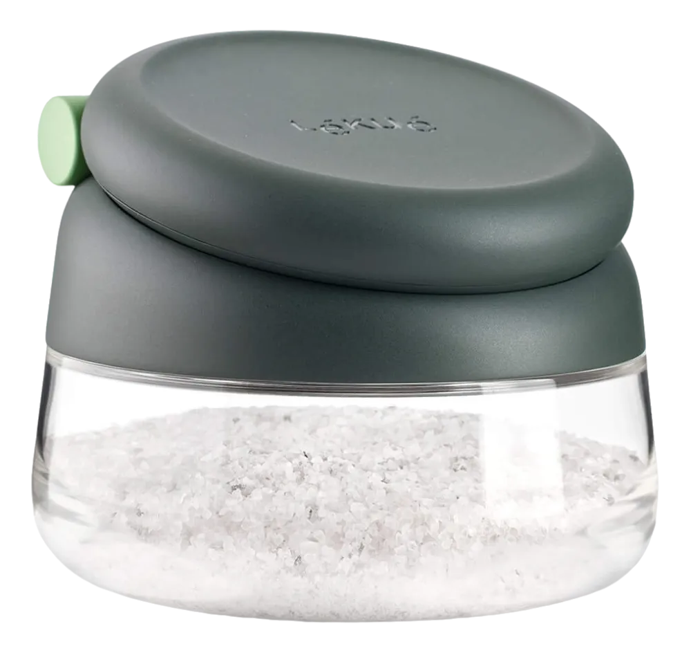Lekue Voorraadpot Lékué Zoutpot met Deksel Grey New