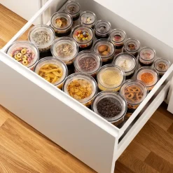 Voorraadpotten Bodum Presso Met Siliconen Band Wit (Set van 12)