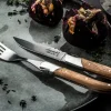 Laguiole Style de Vie Vork Luxury Line Eikenhout Stonewash (6-Delig) Outlet