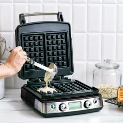 Wafelijzer Greenpan Black