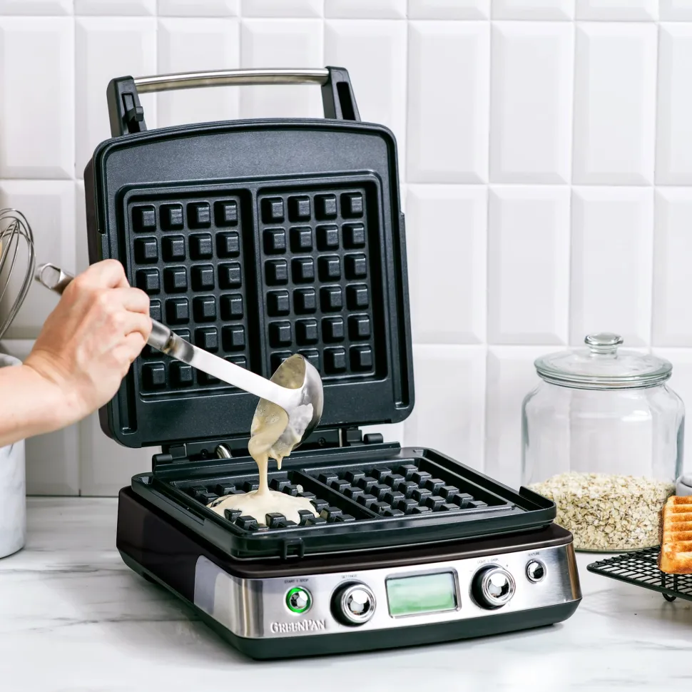Wafelijzer Greenpan Stainless Steel