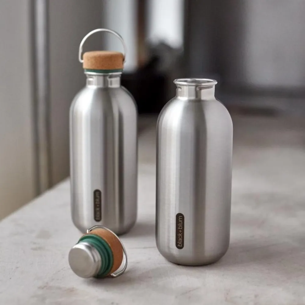Black+Blum Waterfles Single Wall Bottle Groen 600 ml Discount