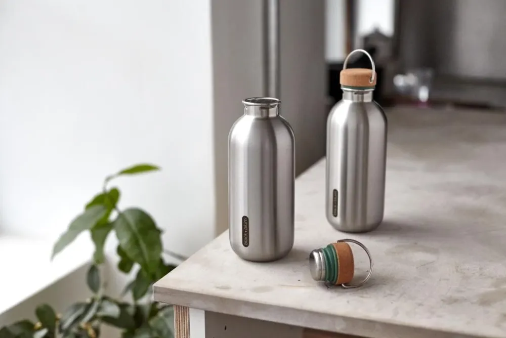 Black+Blum Waterfles Single Wall Bottle Groen 600 ml Discount