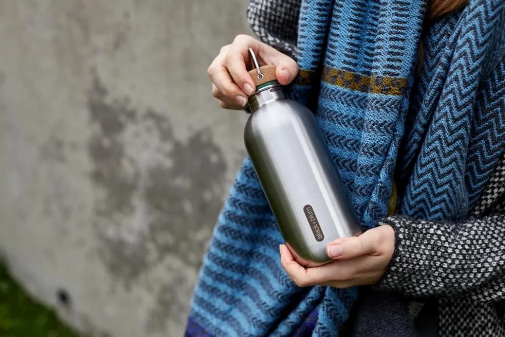Black+Blum Waterfles Single Wall Bottle Groen 600 ml Discount