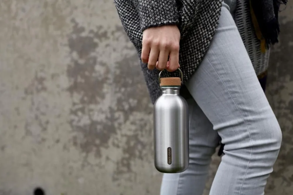 Black+Blum Waterfles Single Wall Bottle Groen 600 ml Discount