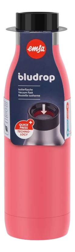 Waterfles Emsa Bludrop Basic Coral 500ml