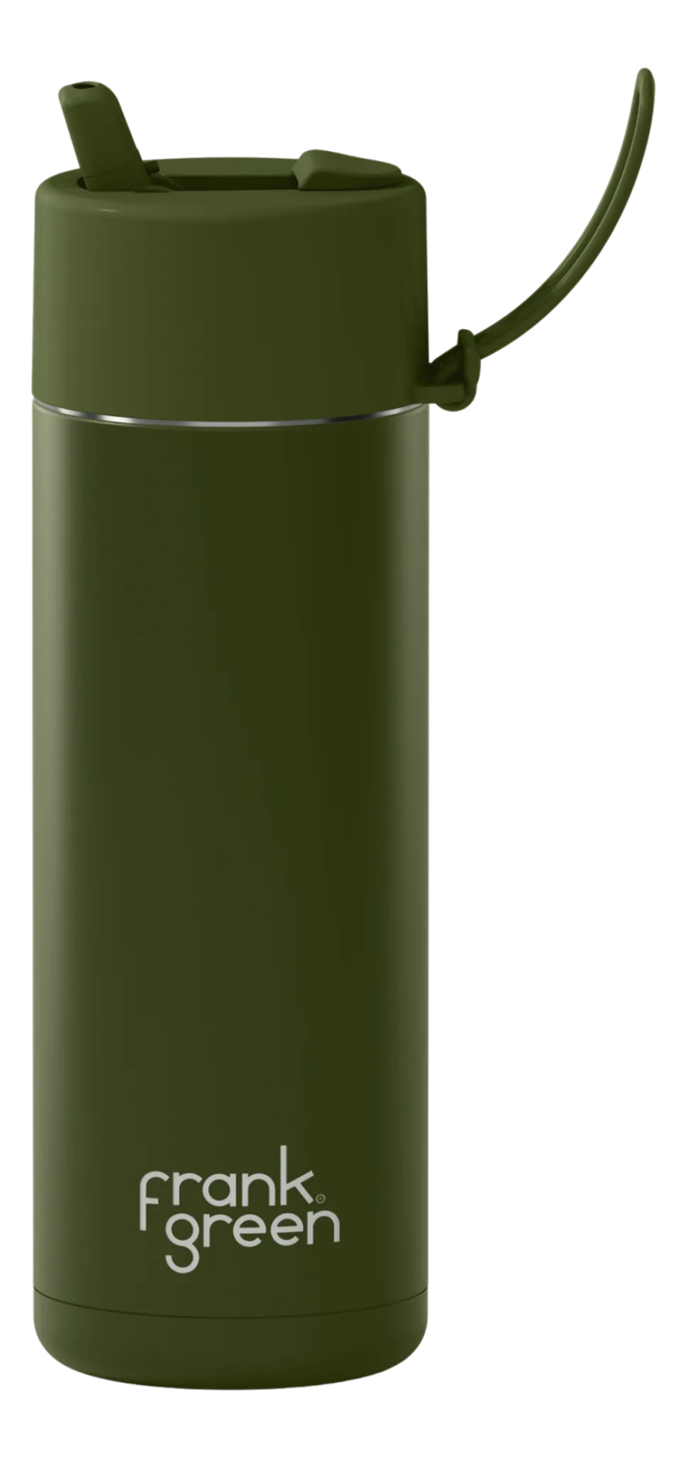 Waterfles Frank Green Ceramic Reusable Bottle Khaki 595 ml