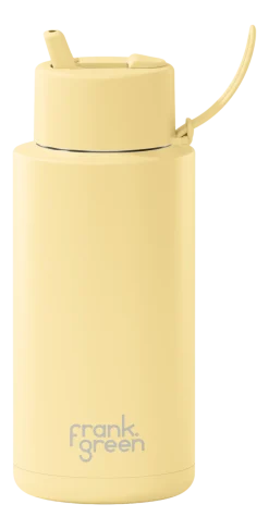 Frank Green Waterfles Ceramic Reusable Bottle Buttermilk 1000 ml