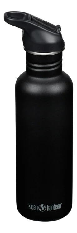 Klean Kanteen Waterfles Classic 800ml Flip Seal Sport Cap Black Sale