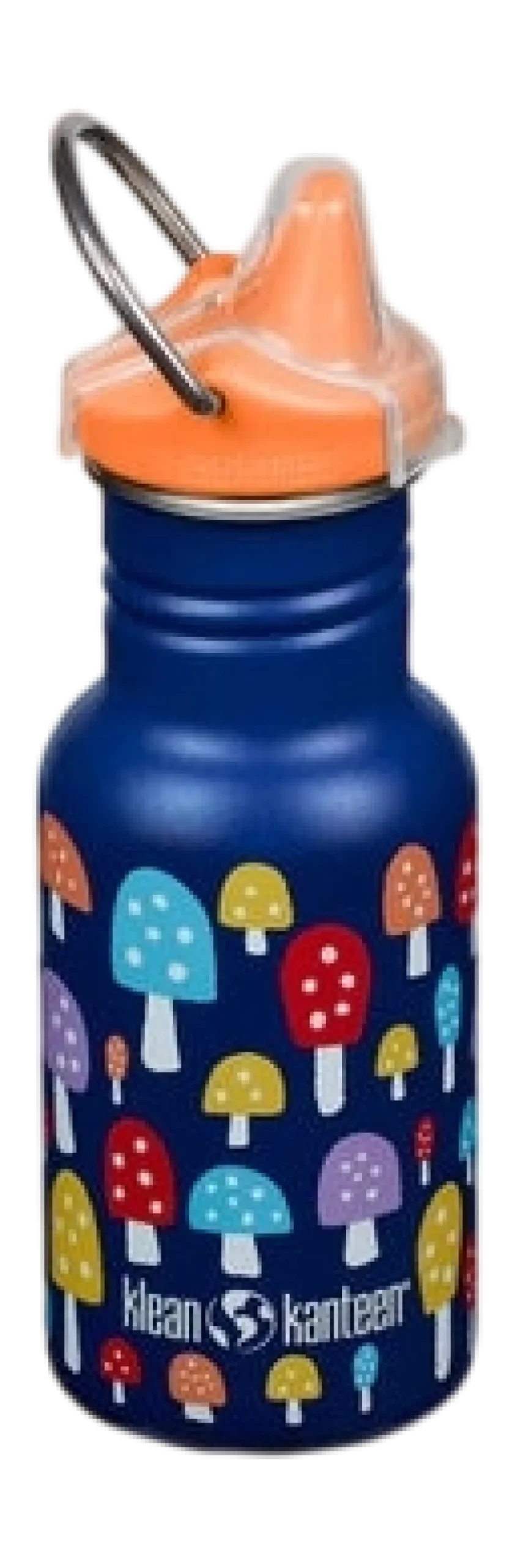Klean Kanteen Waterfles Kids Classic Narrow 355ml Sippy Cap Mushrooms Clearance
