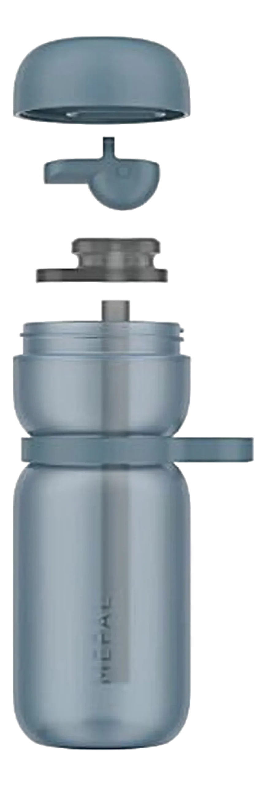 Waterfles Mepal Flip Sport Graphite Black 600 ml
