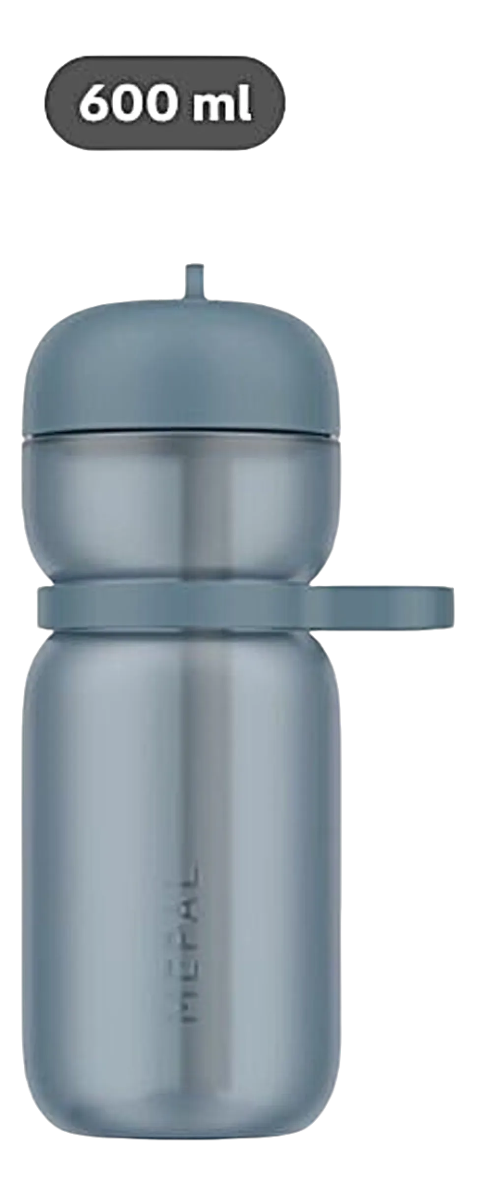 Waterfles Mepal Flip Sport Graphite Black 600 ml