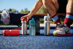Waterfles Mepal Flip Sport Graphite Black 600 ml