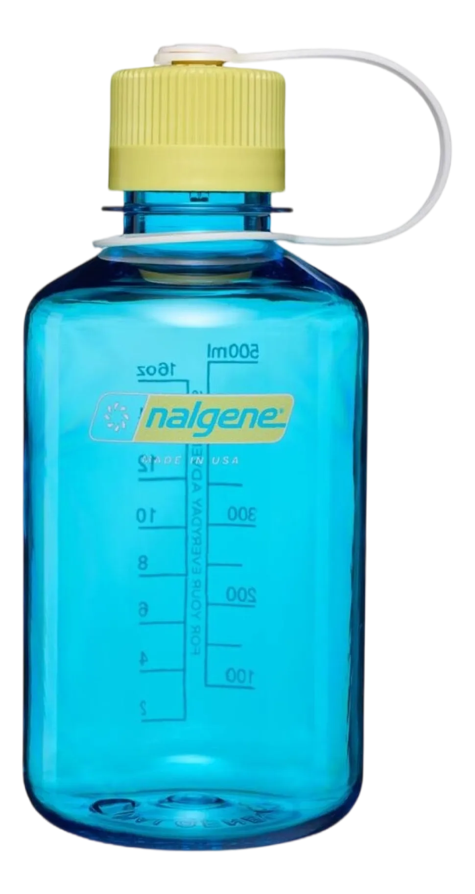 Waterfles Nalgene Narrow-Mouth Blue Atoll Endive 500 ml