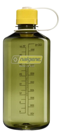 Waterfles Nalgene Narrow-Mouth Oil Green Freesia 1 L