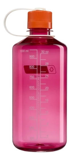 Waterfles Nalgene Narrow-Mouth Fuchsia Purple Flame 1 L