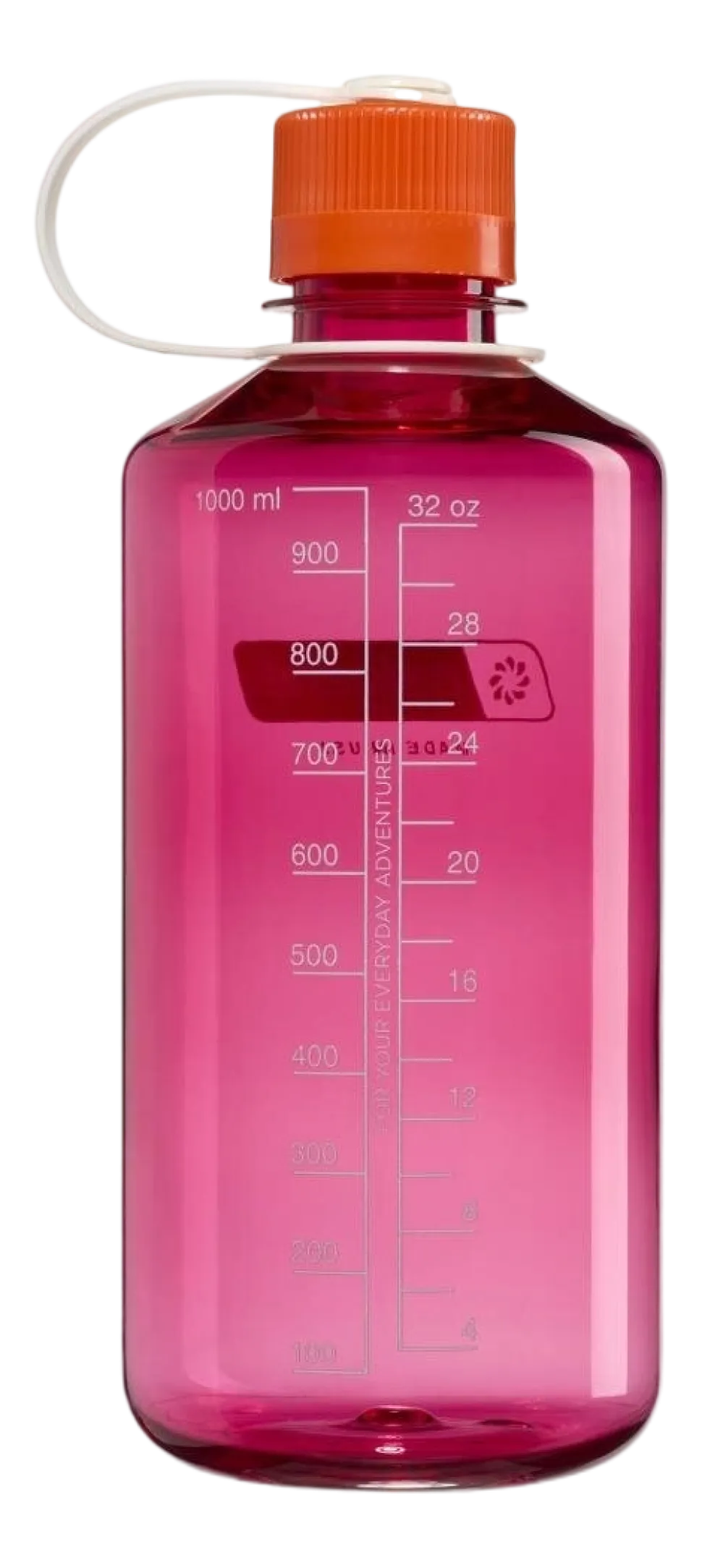Waterfles Nalgene Narrow-Mouth Fuchsia Purple Flame 1 L