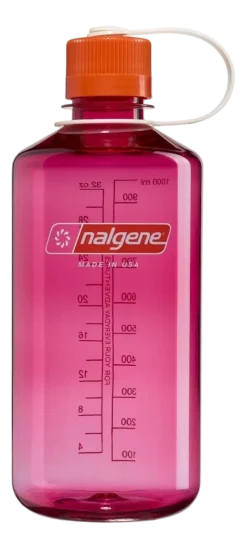 Waterfles Nalgene Narrow-Mouth Fuchsia Purple Flame 1 L