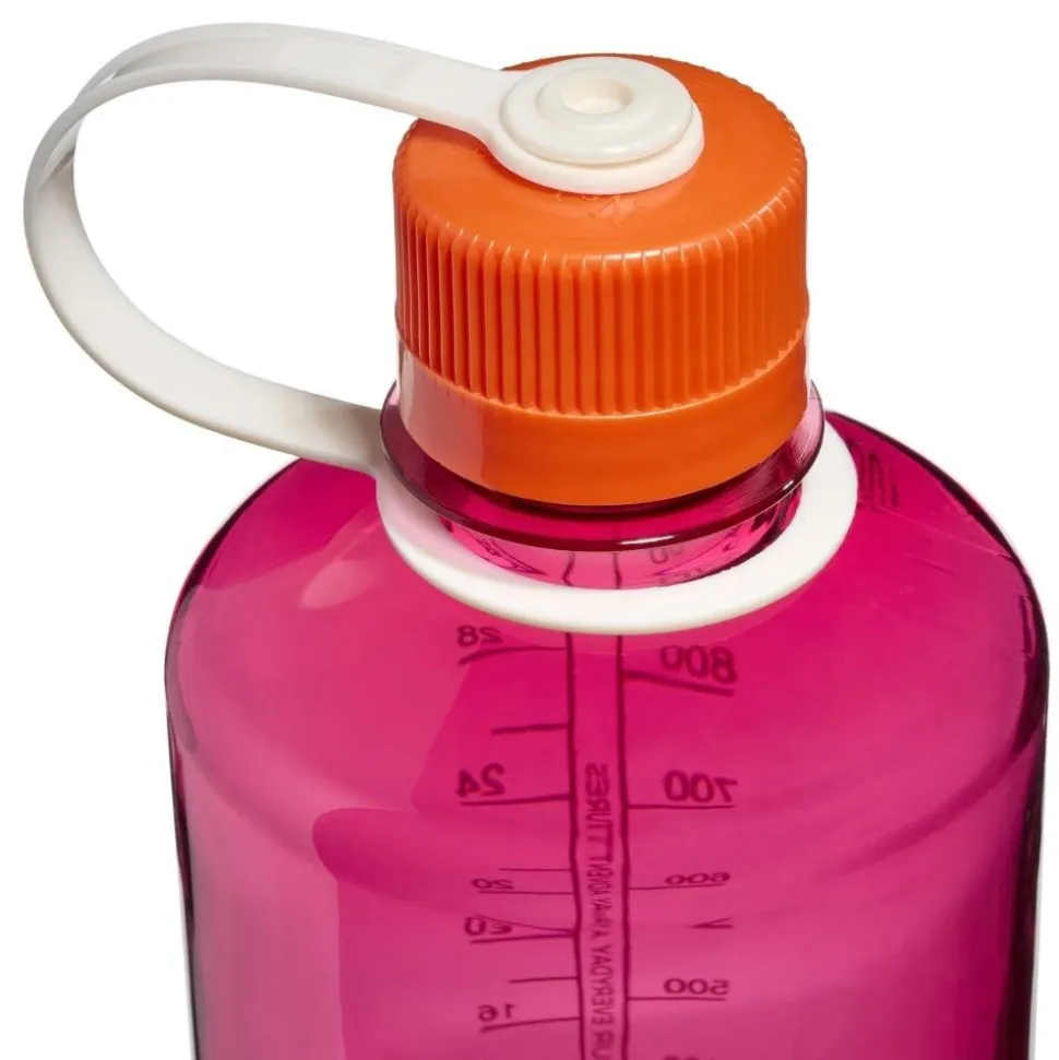 Waterfles Nalgene Narrow-Mouth Fuchsia Purple Flame 1 L