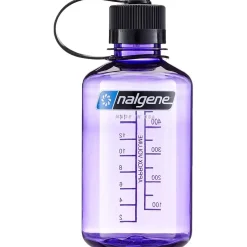 Nalgene Waterfles Narrow Mouth 500 ml Purple Black Cap New