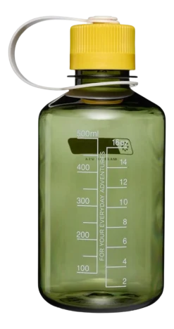 Nalgene Waterfles Narrow-Mouth Oil Green Freesia 500 ml