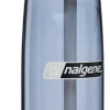 Nalgene Waterfles Straw Bottle Grey / Black Cap 650 ml