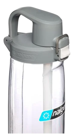 Nalgene Waterfles Straw Bottle Clear / Gray Cap 650 ml Online