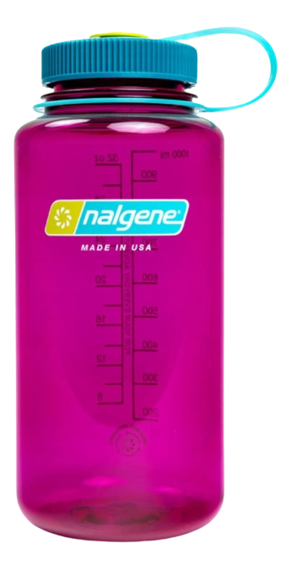 Waterfles Nalgene Wide Mouth 1000 ml Eggplant