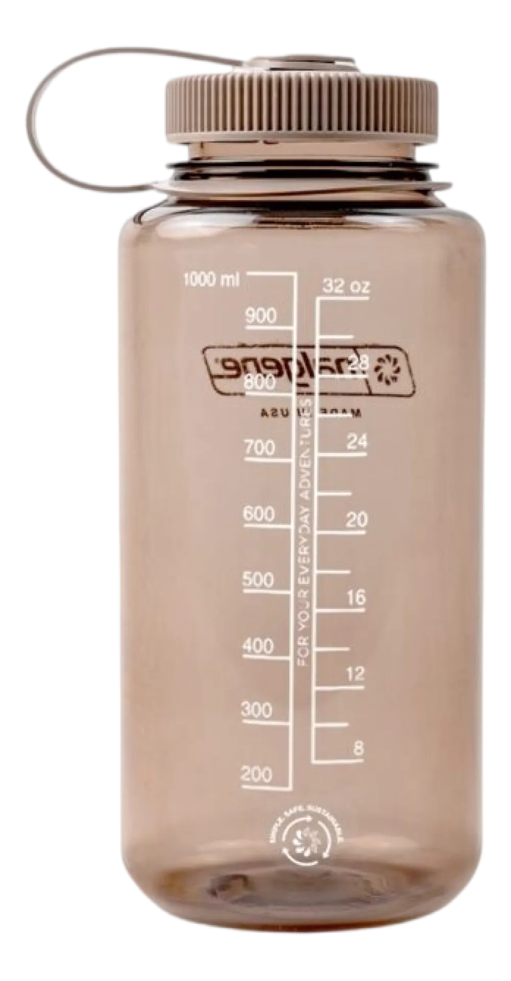 Nalgene Waterfles Wide Mouth 1000ml Mocha