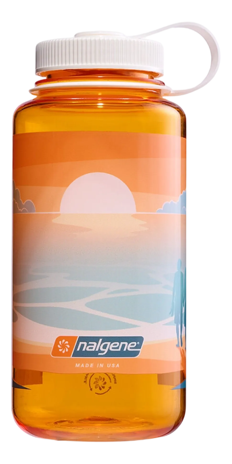 Waterfles Nalgene Wide Mouth 1000ml Landscape Sunset