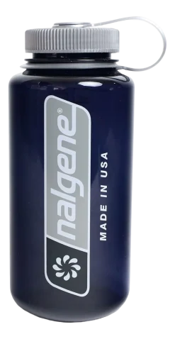 Waterfles Nalgene Wide Mouth 1000ml LARGE logo vertical