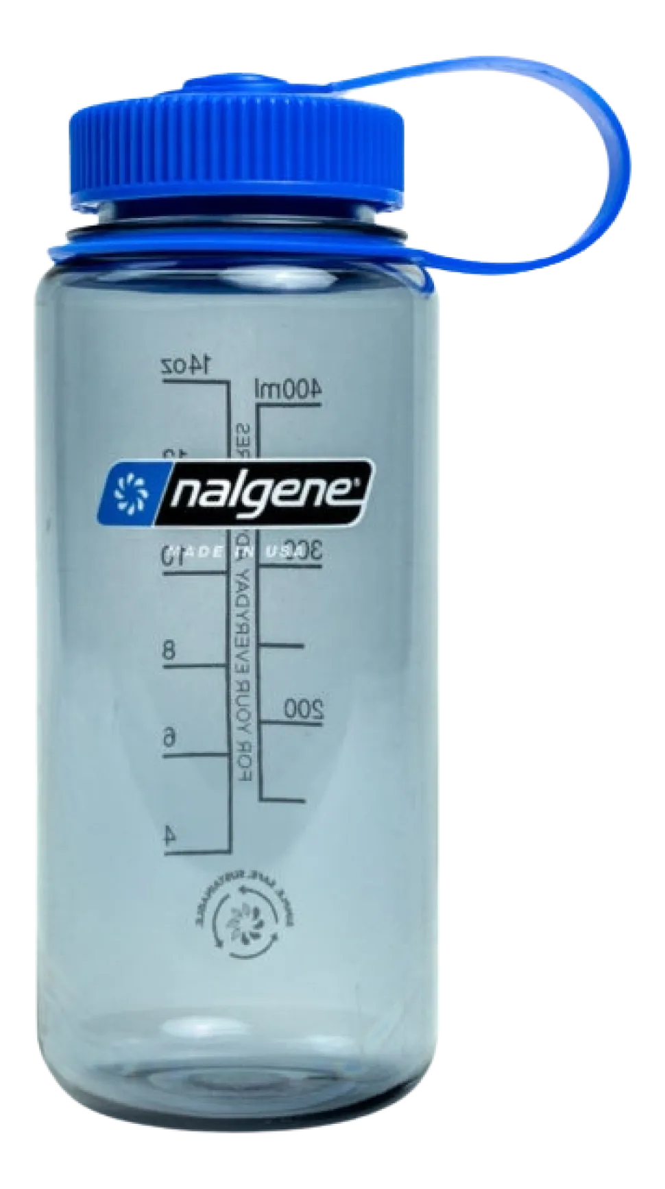 Waterfles Nalgene Wide Mouth 500 ml Gray