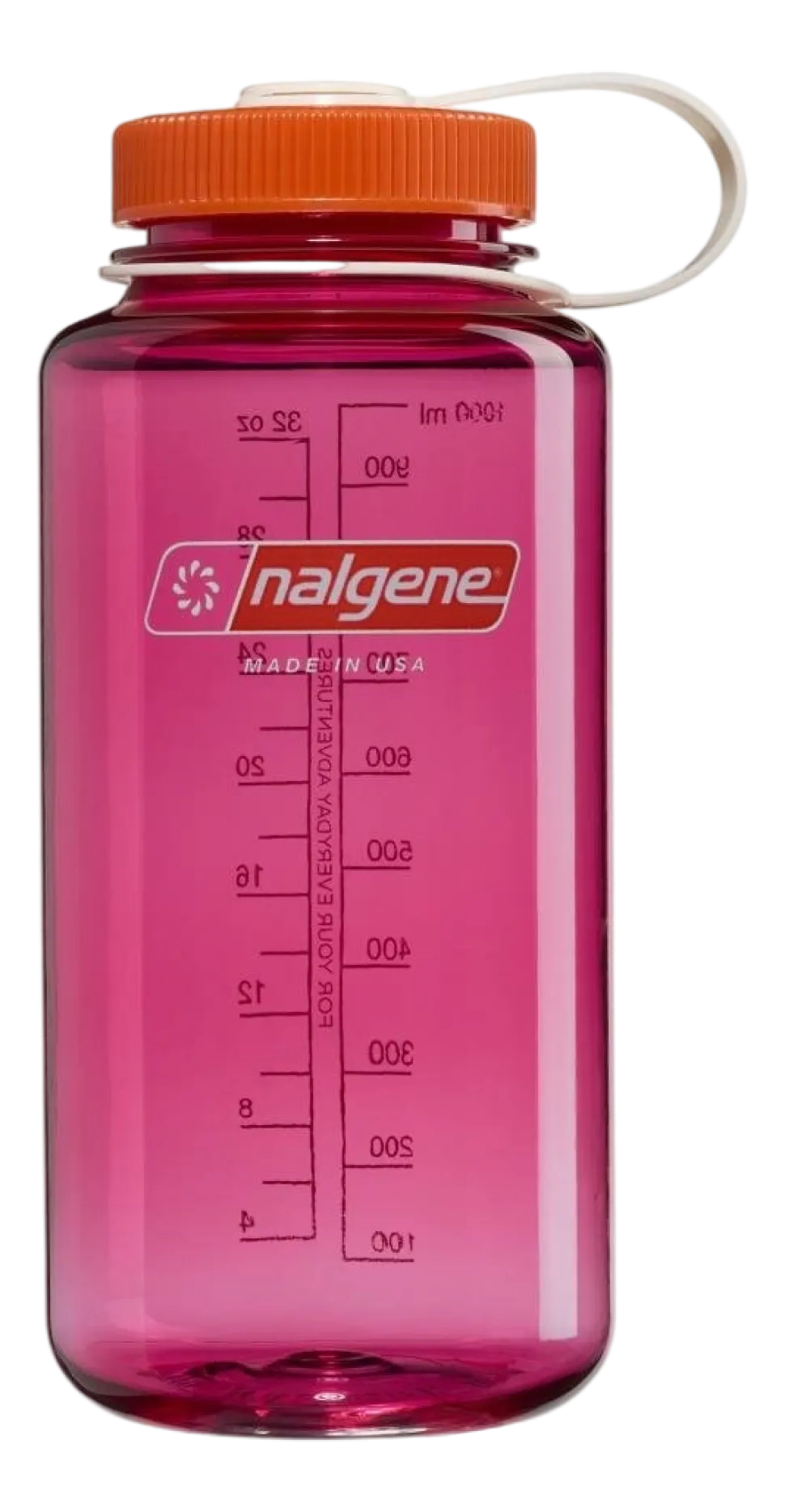 Waterfles Nalgene Wide-Mouth Fuchsia Purple Flame 1 L