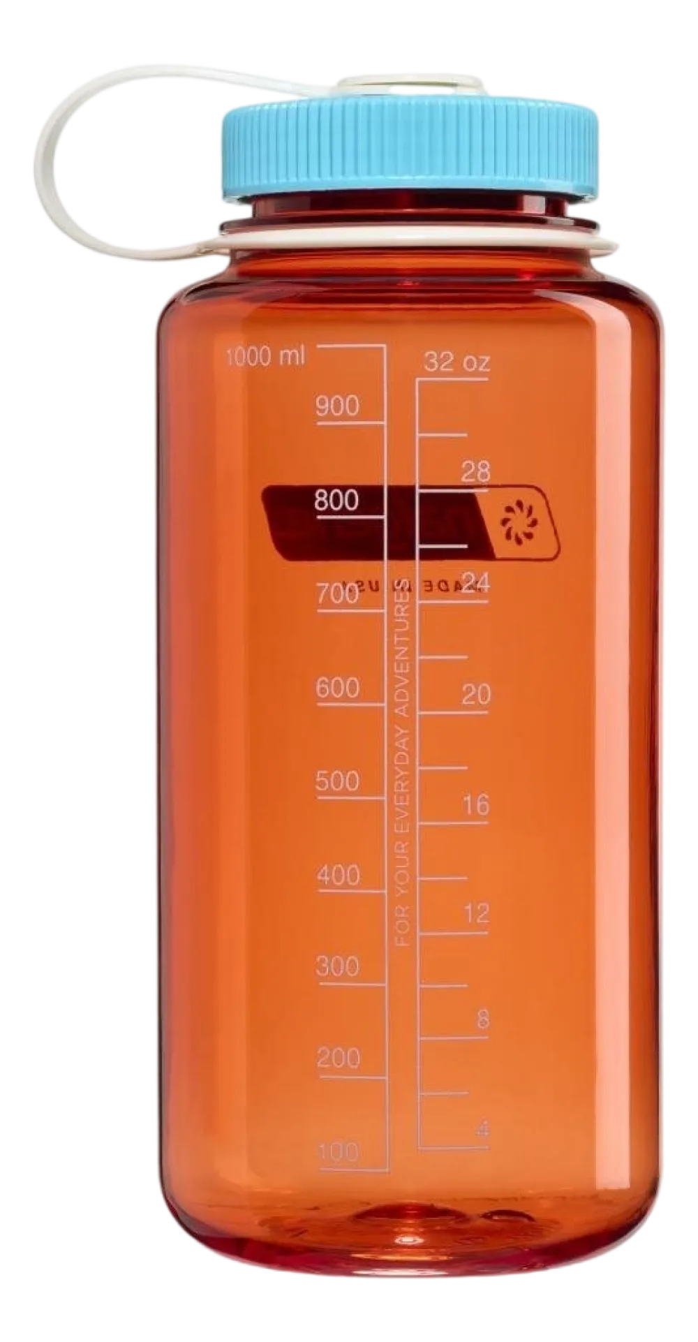Nalgene Waterfles Wide-Mouth Flame Blue Atoll 1 L Clearance