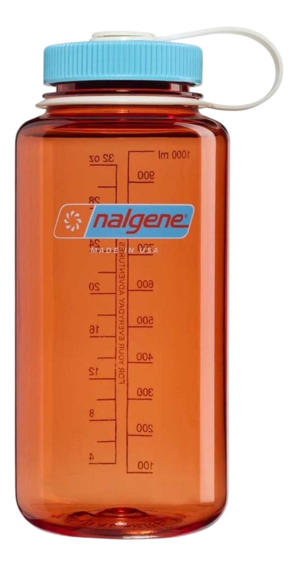 Nalgene Waterfles Wide-Mouth Flame Blue Atoll 1 L Clearance