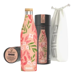 Waterfles Sigg Meridian Sumatra Flowers Pink-Red 0,5L