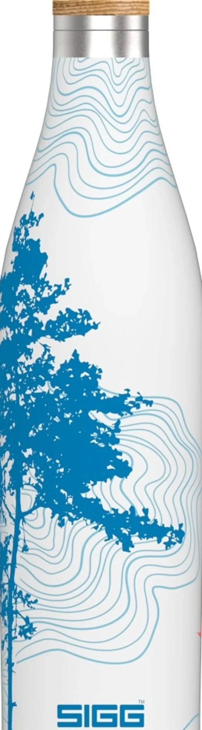 Waterfles Sigg Meridian Sumatra Tree White-Blue 0,5L