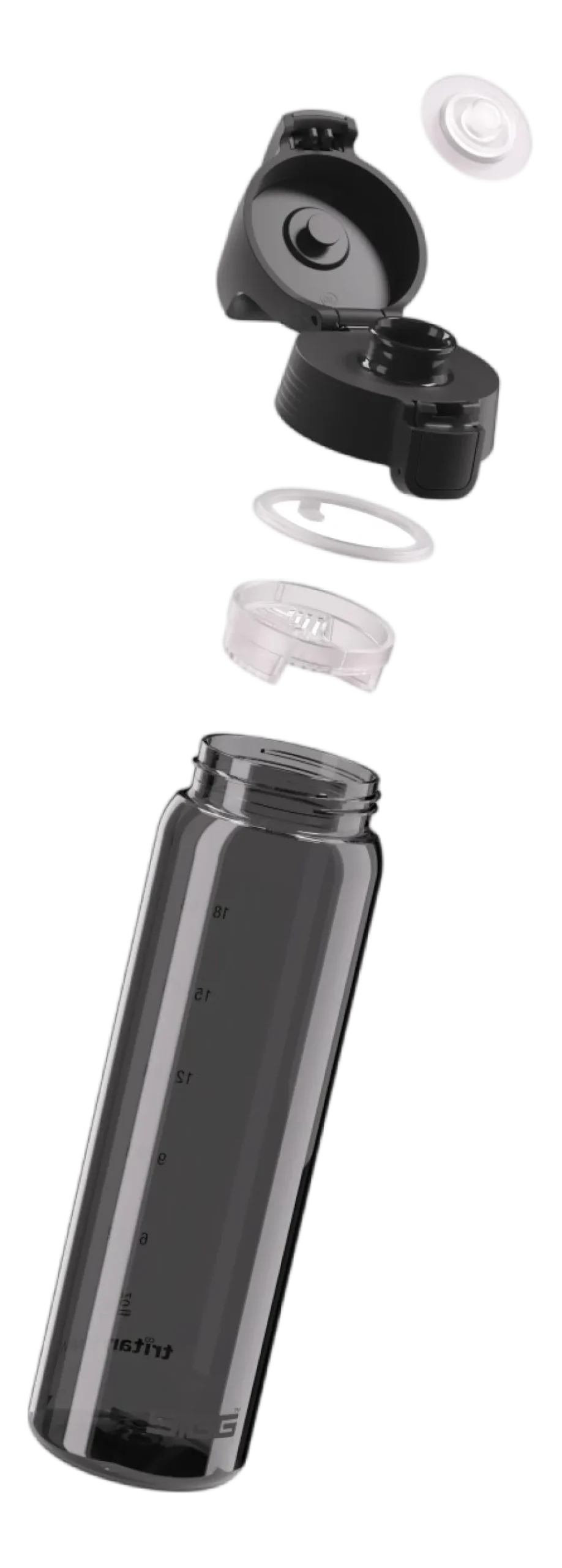 Waterfles Sigg Total Color One Anthracite 0,75L