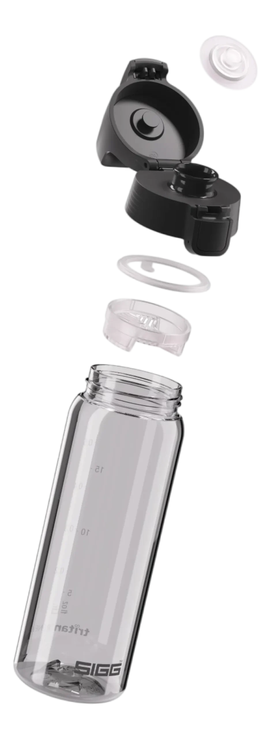 Waterfles Sigg Total Color One Transparent 0,6L