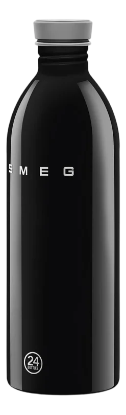 Smeg Waterfles WBF02BL x 24Bottles Zwart 1L New